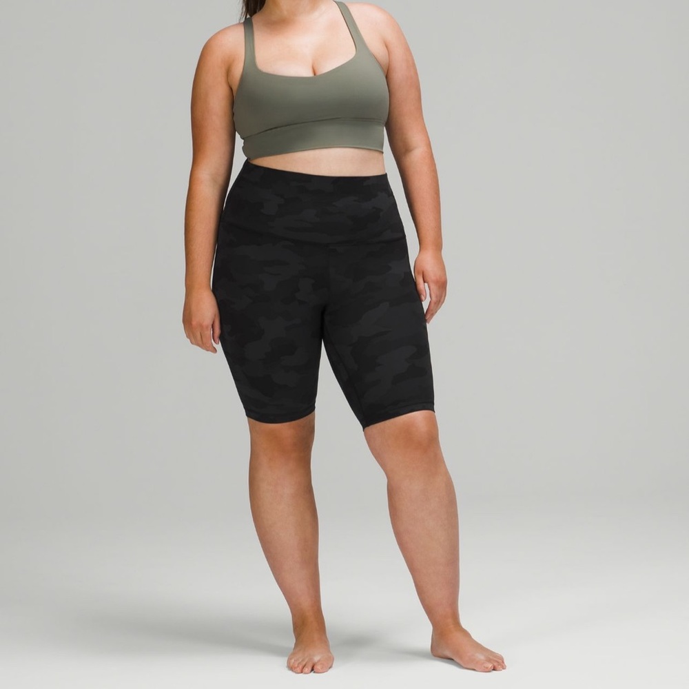 10 inch Lululemon biker shorts **new with tags**